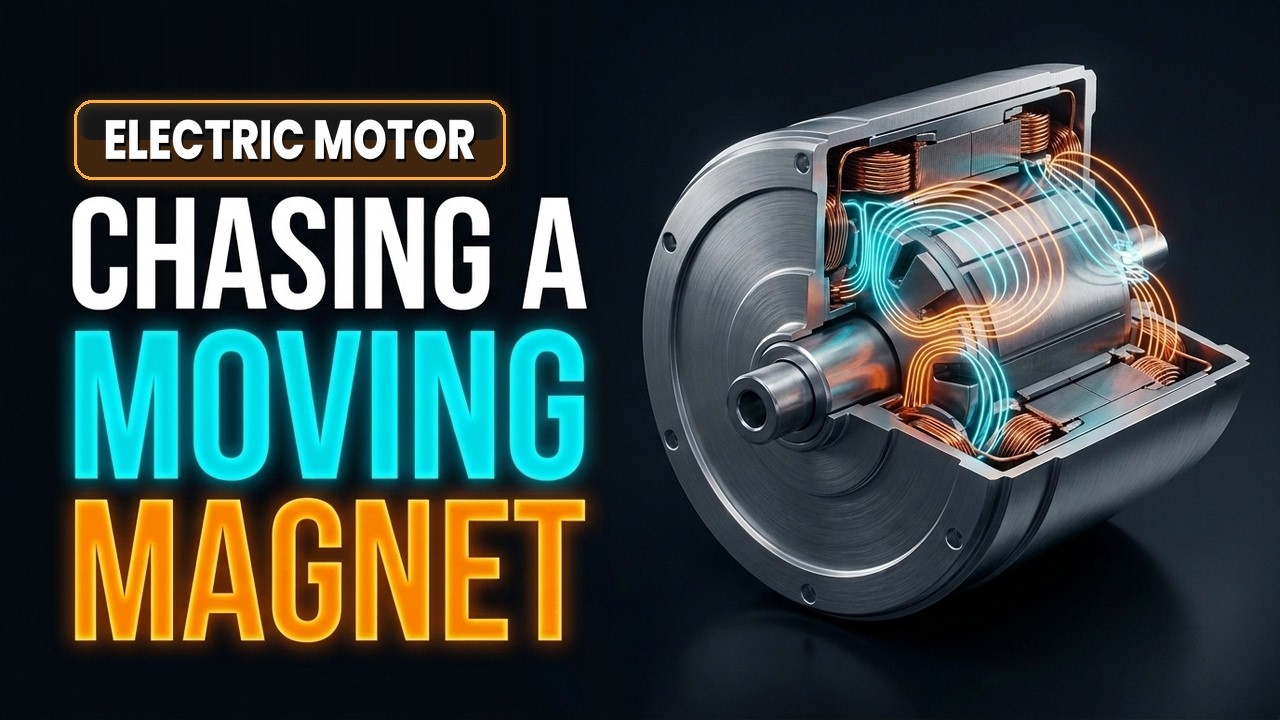 How Electric Motors Work — Current YouTube 3D Thumbnail